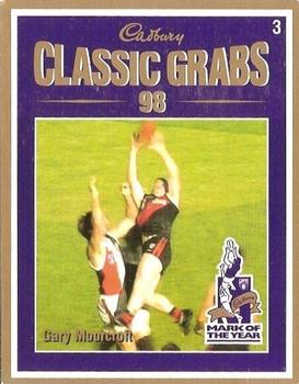 1999 Cadbury Classic Grabs 98 #3 Gary Moorcroft Front